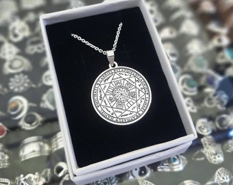 Colgante Siete Arcángeles fabricado en plata de ley 925/ Sterling Silver Seven Archangels Pendant