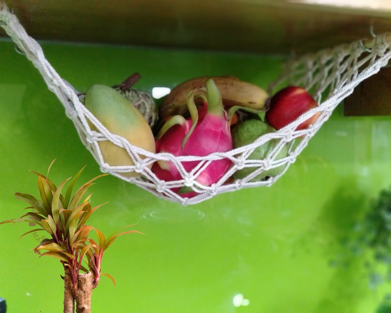 Fruit Veggie Hammock Under Hanging Fruit Basket Etsy
