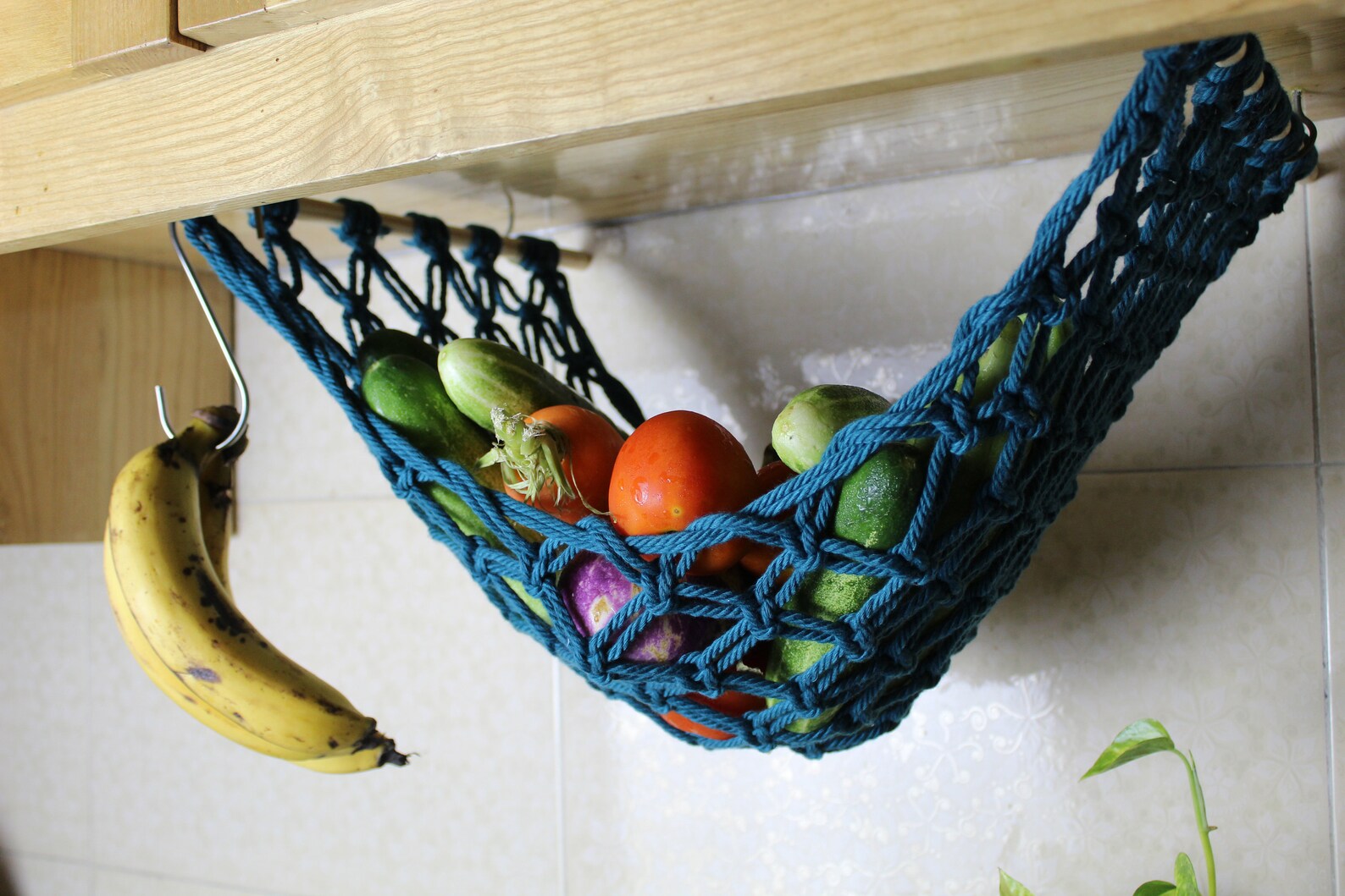 Under cabinet fruit & veggie hammock Clearance