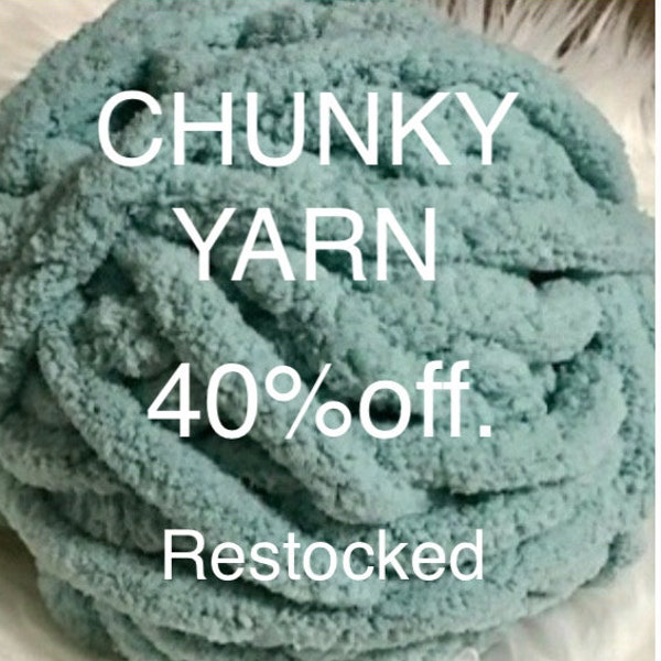 super chunky yarn, Arm Knitting Yarn, Chunky Chenille Yarn, Chunky Vegan Yarn, Chunky  Knit, Black Yarn