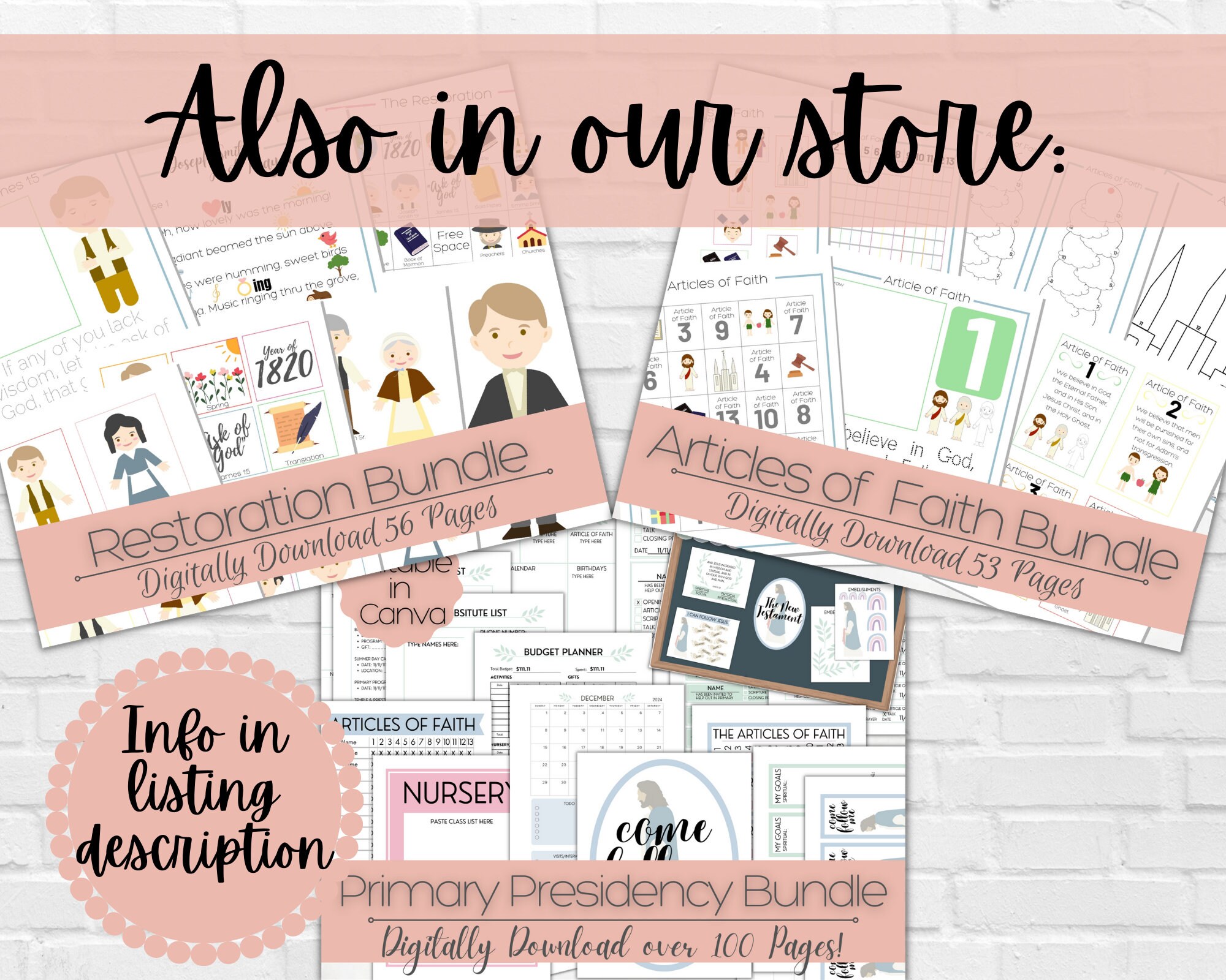 Come Follow Me Journal 2024 PRINTABLE Book of Mormon Etsy Australia