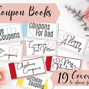 Coupon Book PRINTABLE - Valentine’s Day Gift - Mother’s Day Gift - Father’s Day Gift - Christmas Gift - Birthday Gift - Anniversary Gift