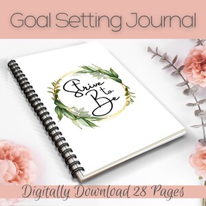 LDS Children &amp; Youth PRINTABLE Goals Journal - Personal Development - Instant Download - Young ...