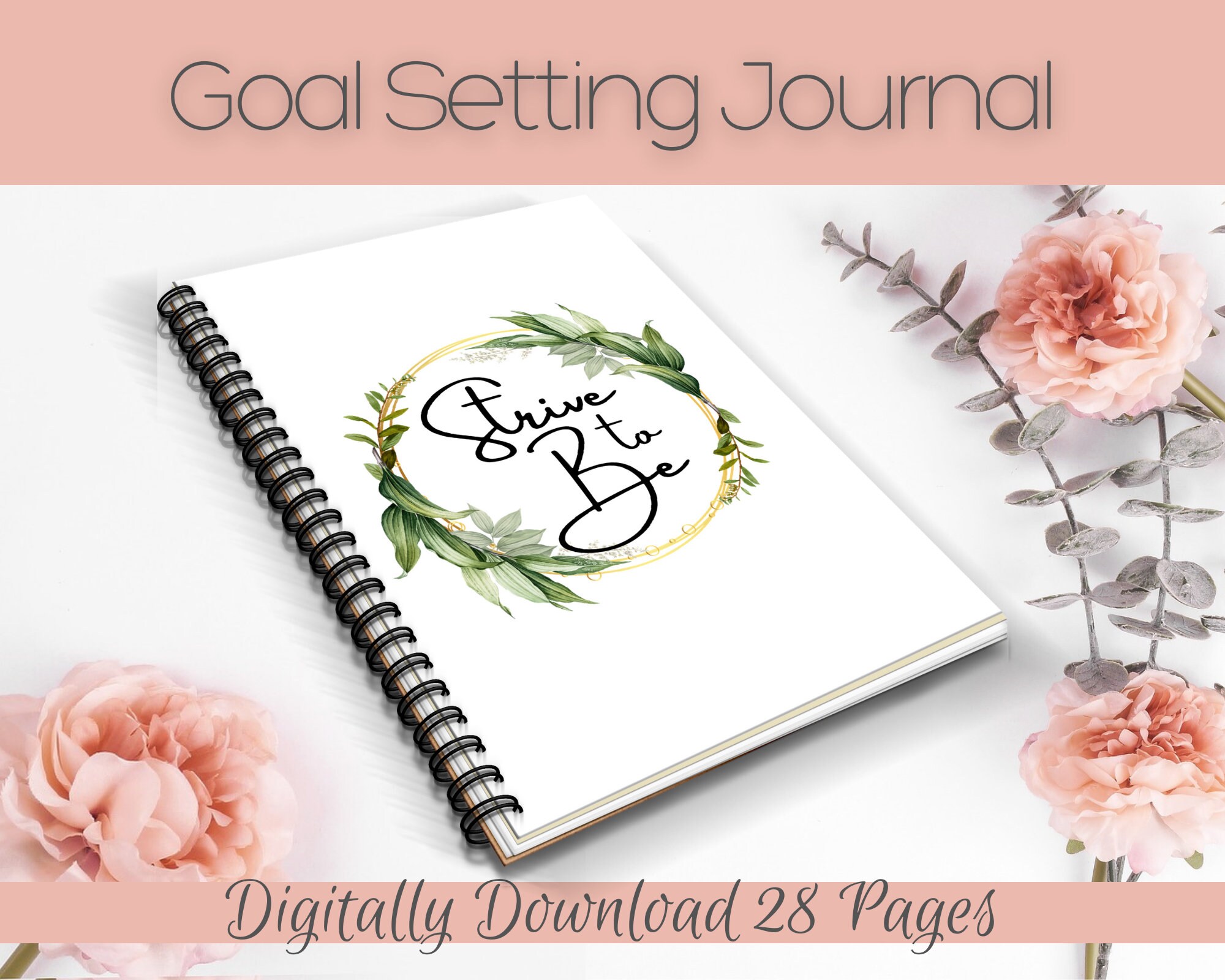 LDS Children &amp; Youth PRINTABLE Goals Journal Personal Development Instant Download Young Women ...