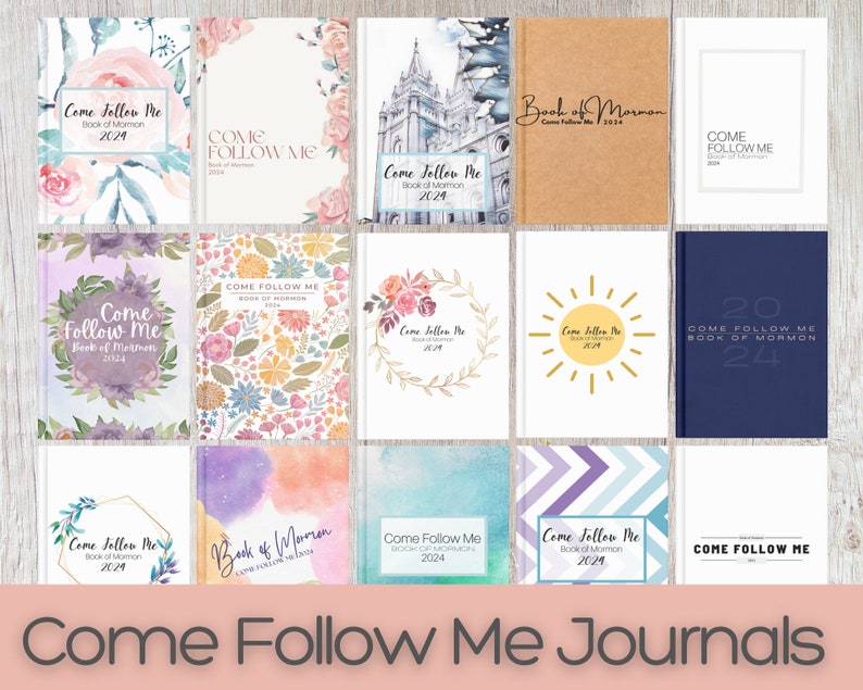 Come Follow Me Journal 2024 PRINTABLE Book of Mormon Etsy Australia