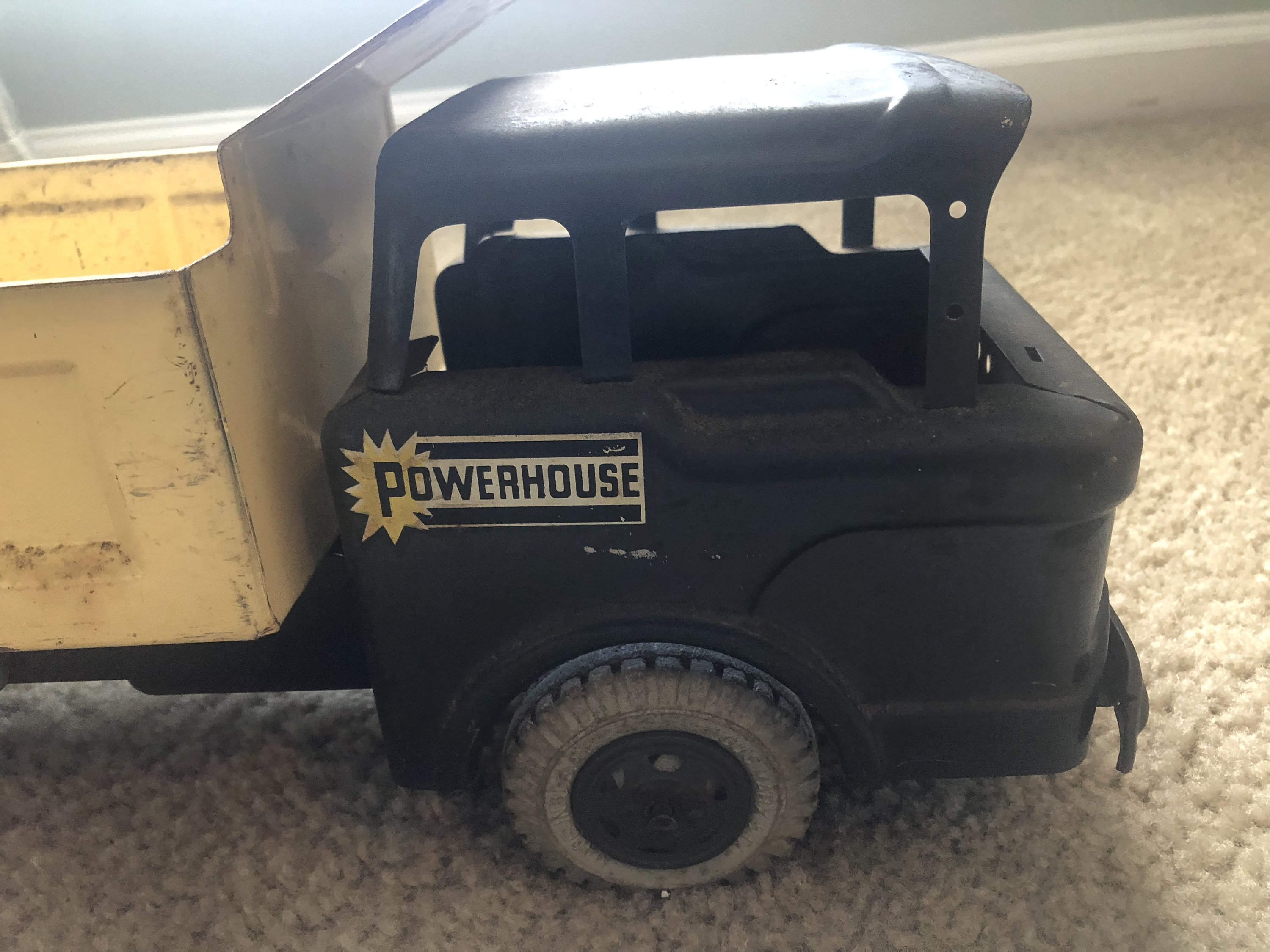 Vintage Louis Marx Powerhouse Dump Truck Etsy
