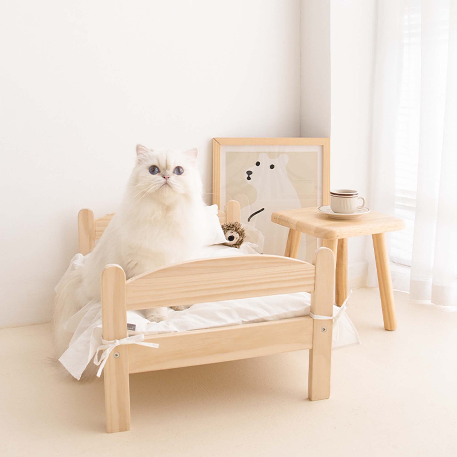 Solid wood pet home bed cat and dog universal solid wood Etsy