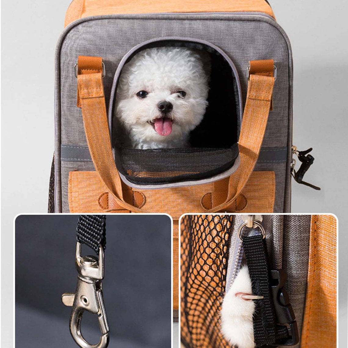 Pet travel backpack large capacity breathable pet travel bag Etsy