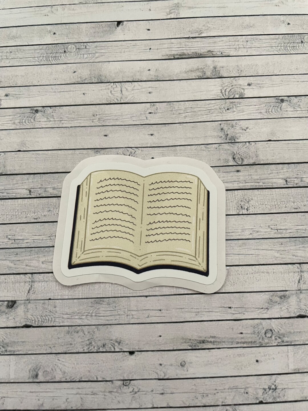 Open Book, Die Cut Functional, and Handmade Planner Sticker Etsy