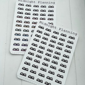 Open Book Bullet Point, Functional and Handmade Planner Sticker Sheets