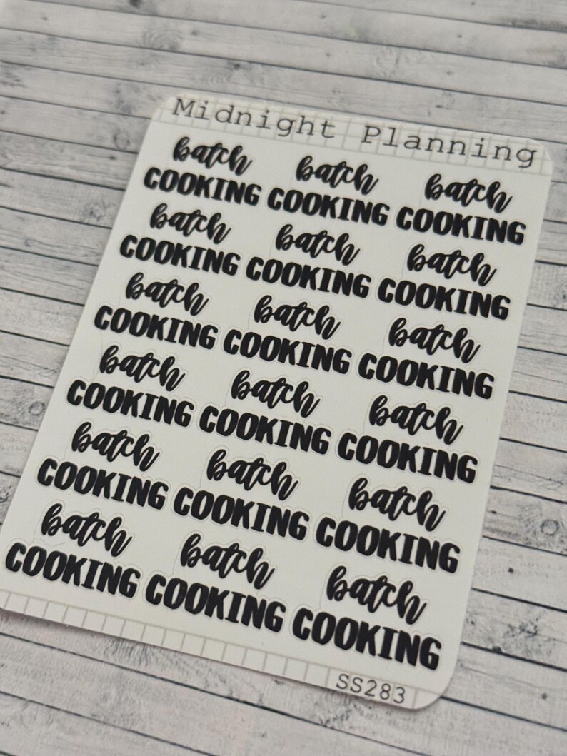 "Batch-Cooking, ""Individualisierungsoptionen"" und ""buchhalterische Planer""-Aufkleber." Bild 2