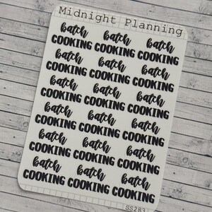 "Batch-Cooking, ""Individualisierungsoptionen"" und ""buchhalterische Planer""-Aufkleber." Bild 1