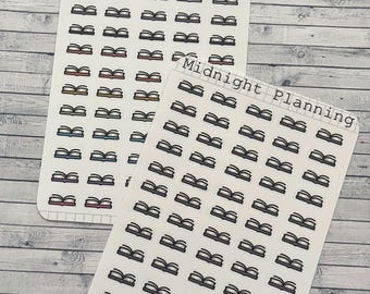 Open Book Bullet Point, Functional and Handmade Planner Sticker Sheets