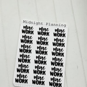 Mer arbete, manusfördelare och titlar som är funktionella och handgjorda planeringsark