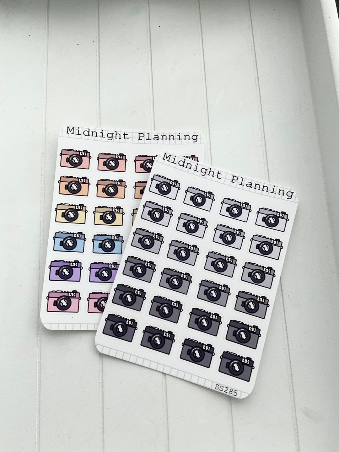 Camera Sticker Sheet | Photographer | Bullet Journal | Scrapbook - Etsy