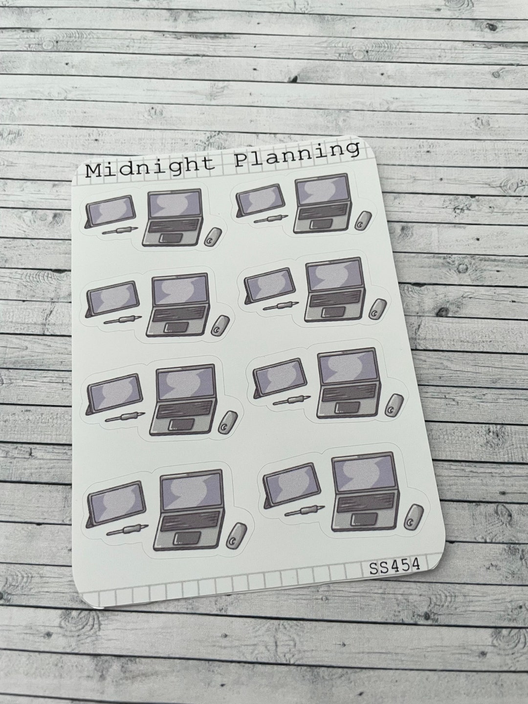 Laptop and iPad Dual Setup, Work, Functional and Handmade Planner ...