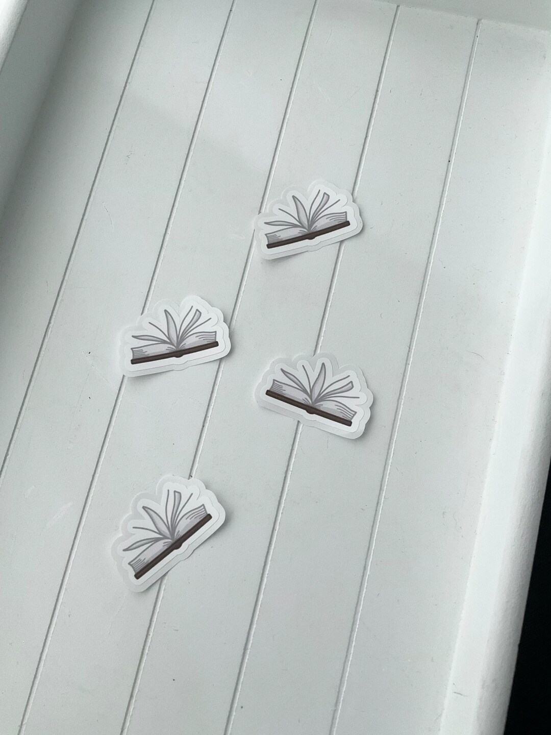 Open Book Die Cut Functional and Handmade Planner Sticker Etsy