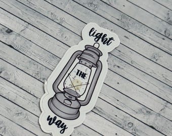 Light The Way, Lantern and Wholesome, Die Cut Functional and Handmade Planner Sticker