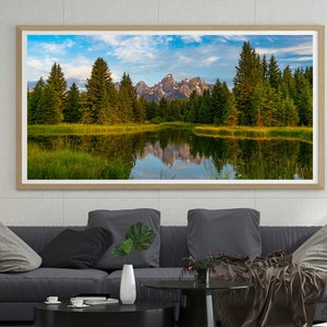 Grand Teton Park Landscape Wall Art Print,Grand Teton National Park,Grand Teton Travel Art, Grand Teton Art Home Decor, Wyoming Landscape