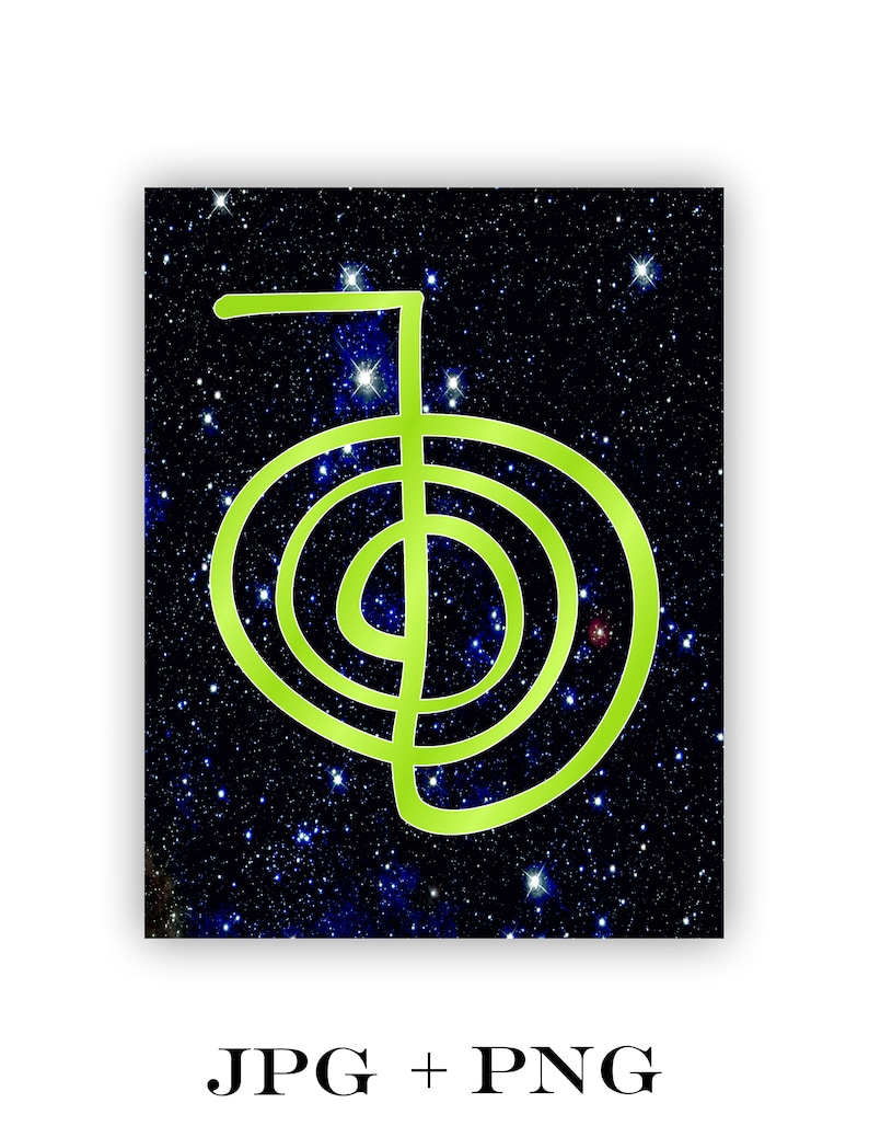 Cho KU REI Símbolo / 6 Jpg &amp; 3 Png / Símbolo Reiki, aprenderás a ...