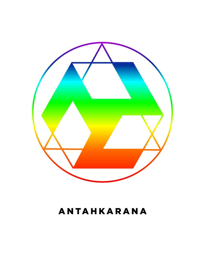 Reiki Symbol, Printable Size 8\10 Inch, Symbol Antahkarana, You Will ...