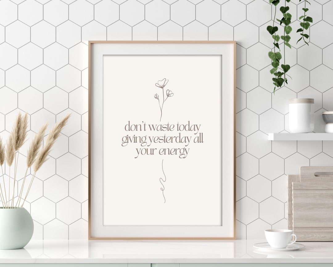 Printable Quote Wall Art Digital Download Poster - Etsy
