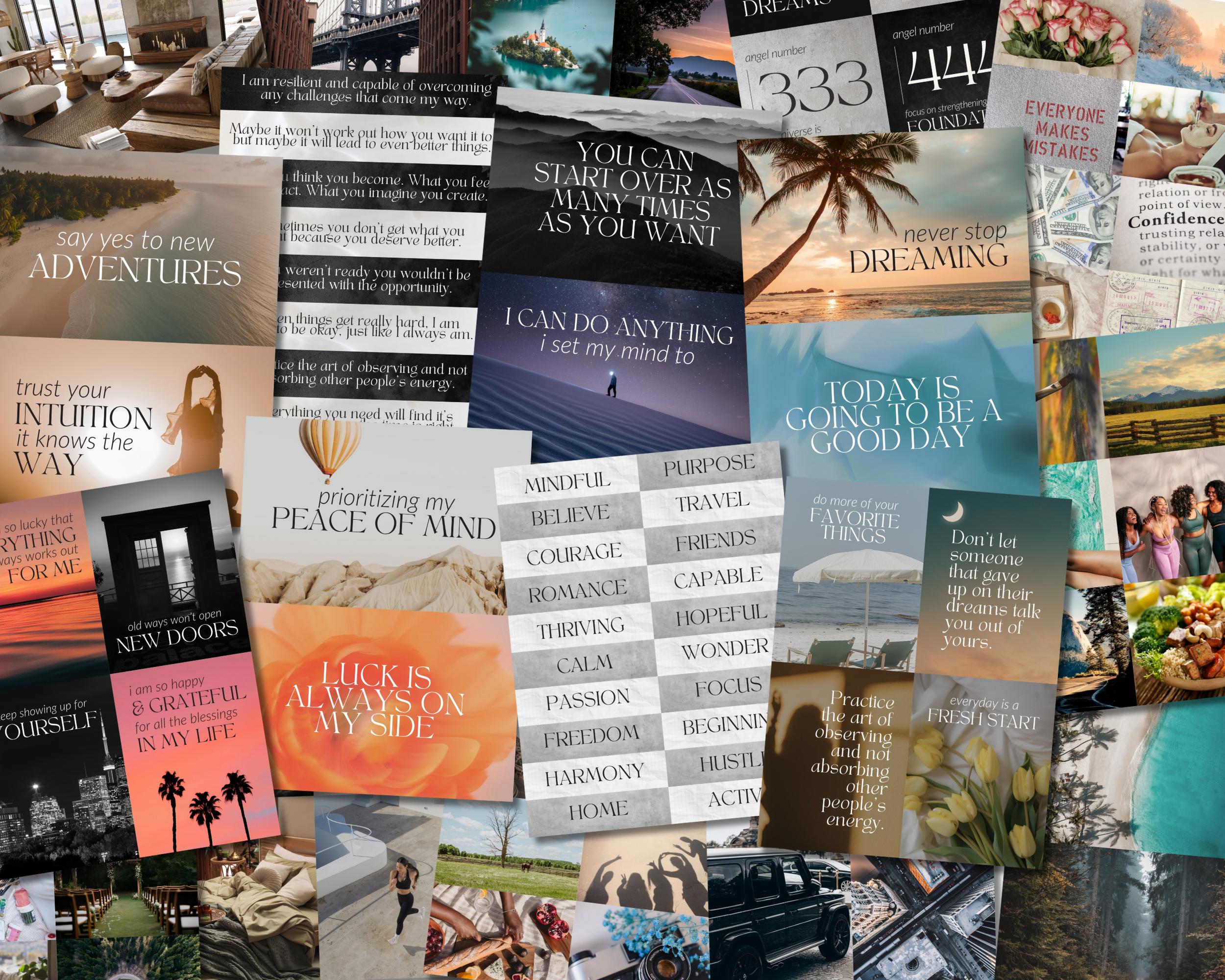 2025 Vision Board Kit | 50+ Printable Pages (PDF) | 300+ Images ...