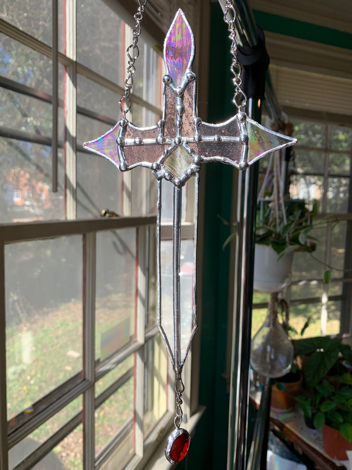 Lover's Mercy Stained Glass Dagger Etsy