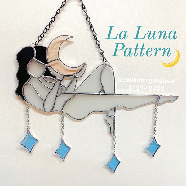 La Luna Stained Glass Pattern