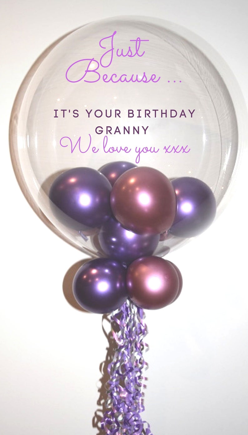 NEXT DAY DELIVERY Birthday Balloon Delivery Inflated Helium Etsy