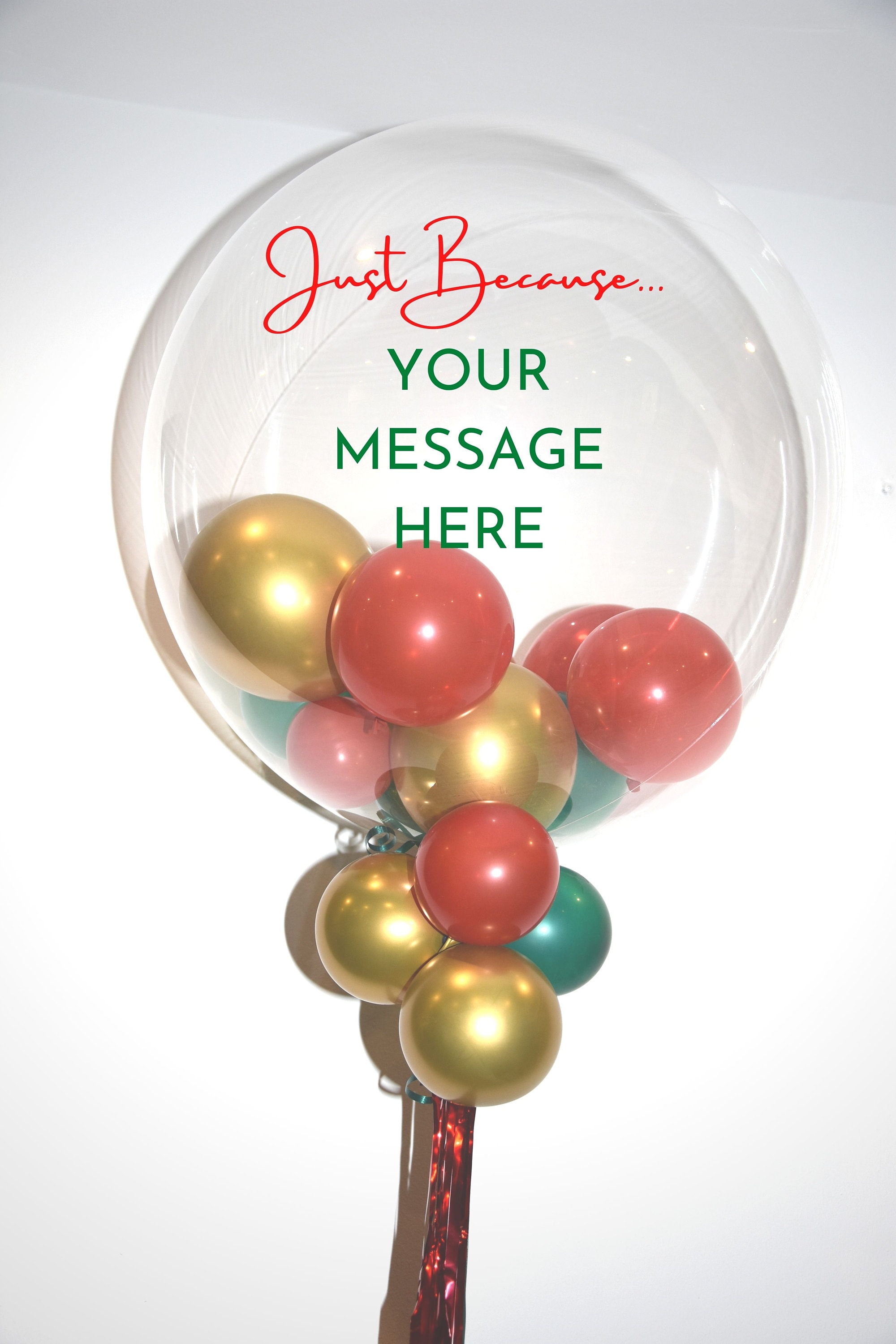 Birthday Balloon Delivery Inflated Helium Bubble Balloon or Etsy UK