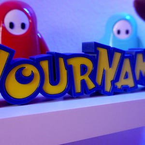 Personalized Custom Pokemon Nameplate / 3D Printed Name Plate Sign, The Original Great Streamer Gift Gift for Kids FREE US SHIPPING image 2