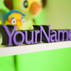 Personalized Custom World Of Warcraft WoW Nameplate / 3D Printed Name Plate, The Original Great Gift Gift for Gamer FREE US SHIPPING image 3