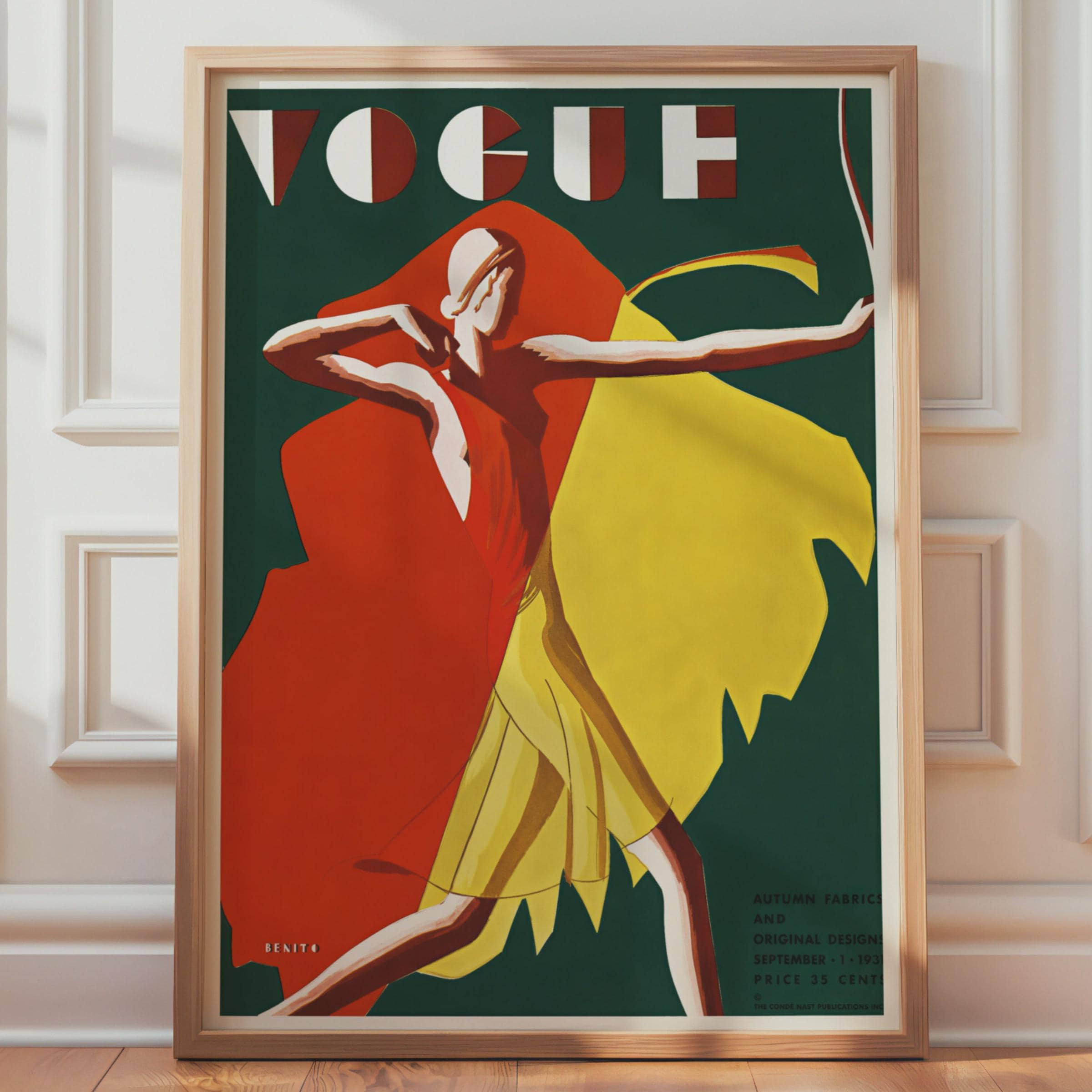 Vintage Vogue Frame - Etsy
