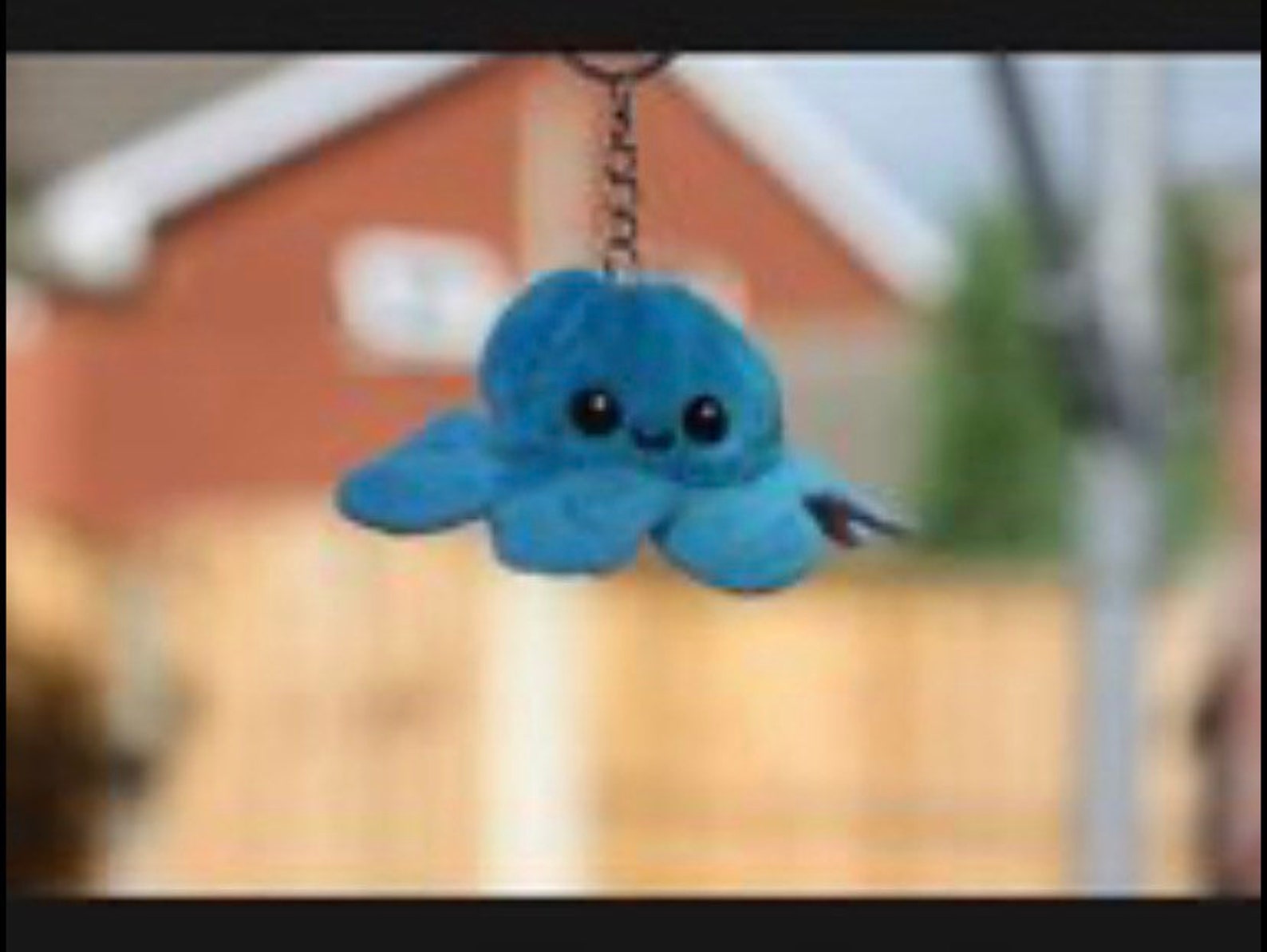 Emotion reversible octopus keychain | Etsy