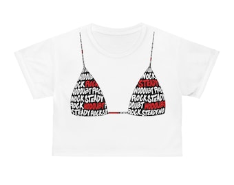 Gwen Stefani No Doubt Rocksteady Bikini Top Crop Tee | Graphic Music Typography | Sphere