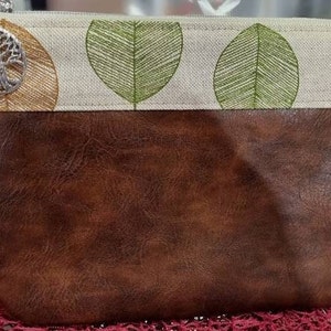 Federmäppchen | Mäppchen | Stifte Etui | Stifte Tasche | Kosmetiktasche |vegan | Kunstleder |Braun | Beige | Valentin | Kind | Frau