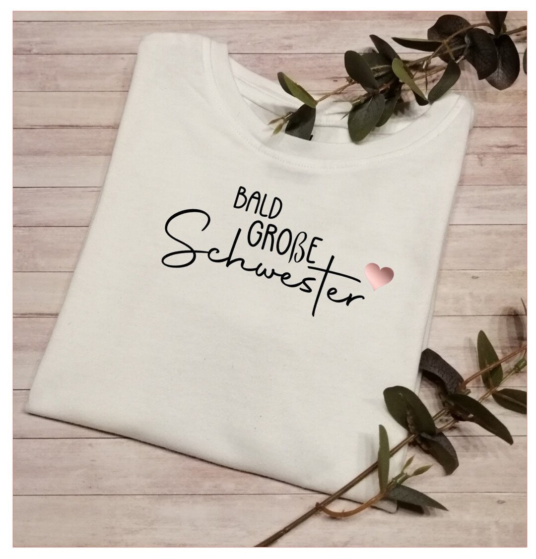 Große Schwester 2026 Baby Body - Langarm Bio-Baumwolle Ankündigung