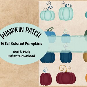 Clipart di zucca a caldo autunnale, zucche del Ringraziamento SVG PNG, zucche vettoriali e PNG