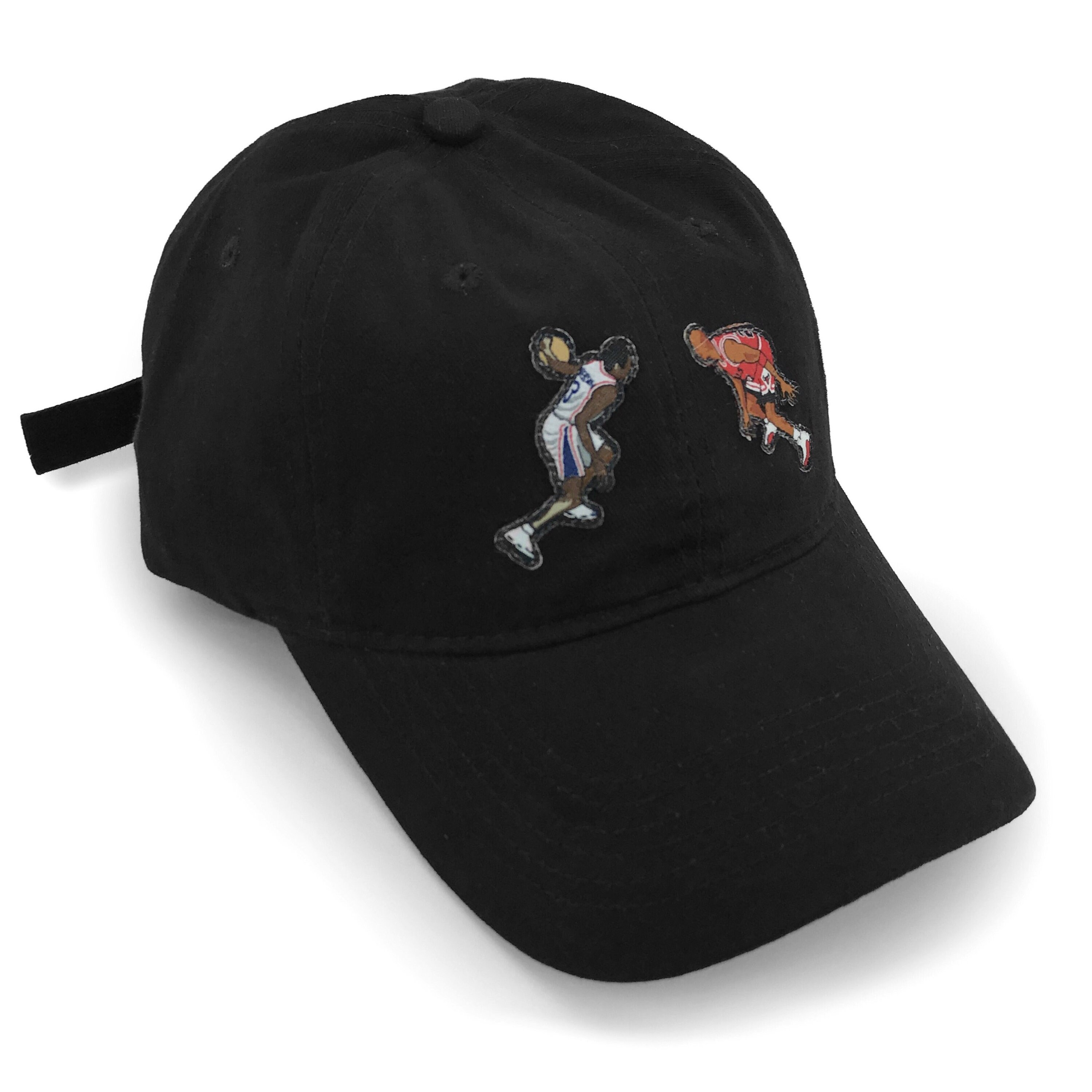 Allen Iverson Crossover Michael Jordan Vintage Hat Dad Cap Snapback NBA Philadelphia 76ers Chicago Bulls Low Profile Jersey AMVTG