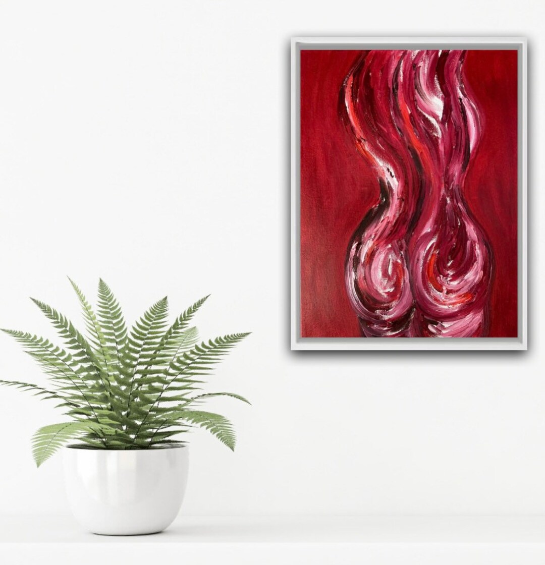 Nude Female Art//boudoir Art//female Figure//wall Art//4x6, 5 X7, 8x10