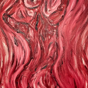 Pittura ad olio originale - Body Positive - Firmato dall'artista