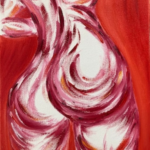 Nude Female Art//wall Art//original Oil Painting//boudoir - Etsy