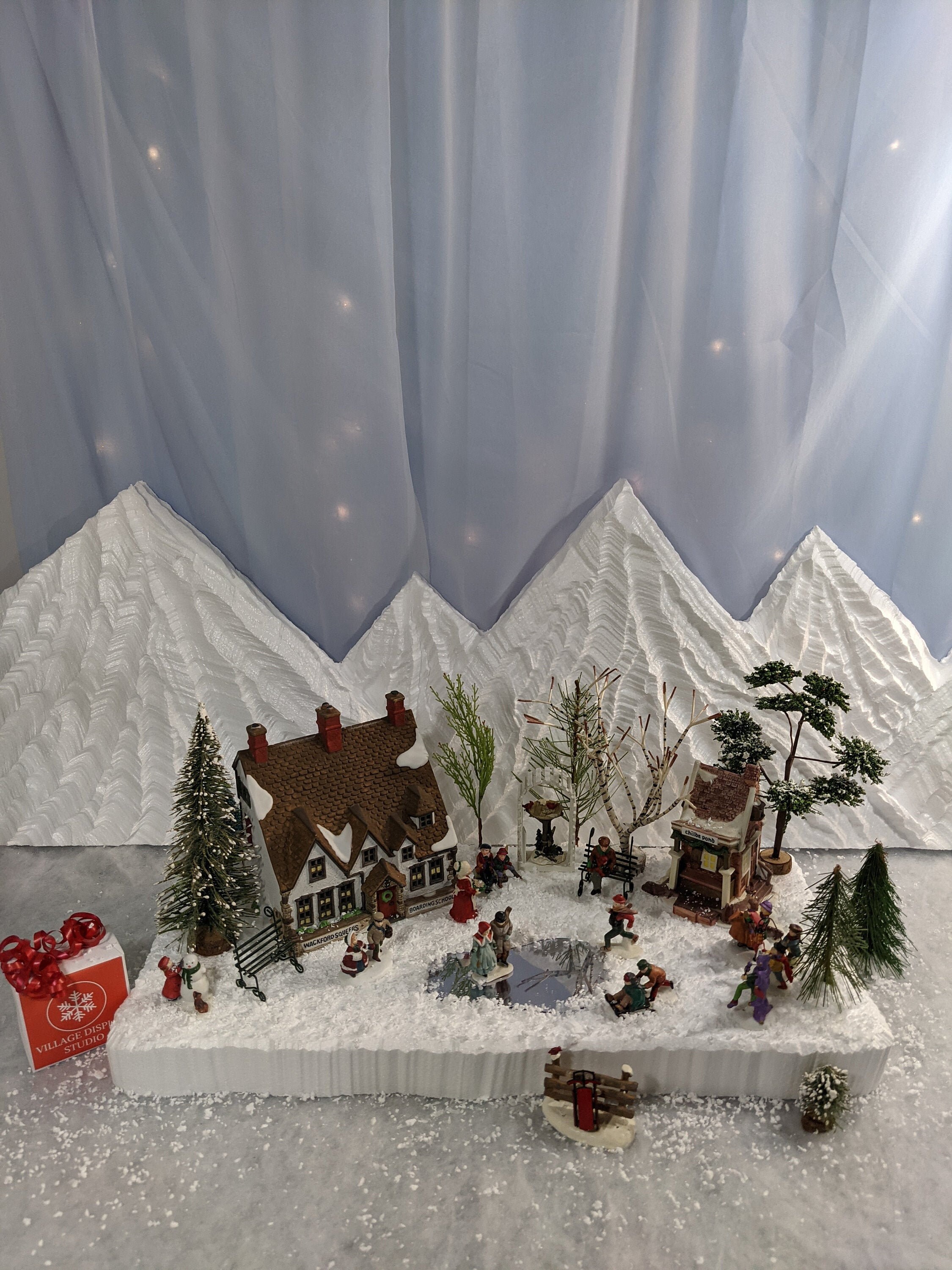 Christmas Village Display Platform for Christmas Villages Etsy