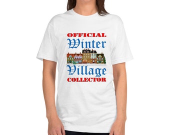Official Winter Village Collector shirt, Winter Village shirt, Lemax, department 56, snow village, Holiday shirt