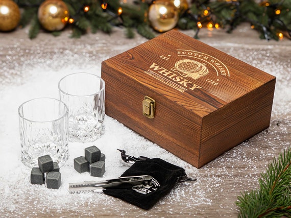 Whiskey Glasses Gift Christmas High-quality Original Whiskey Crystal  Glasses Men's Gift 