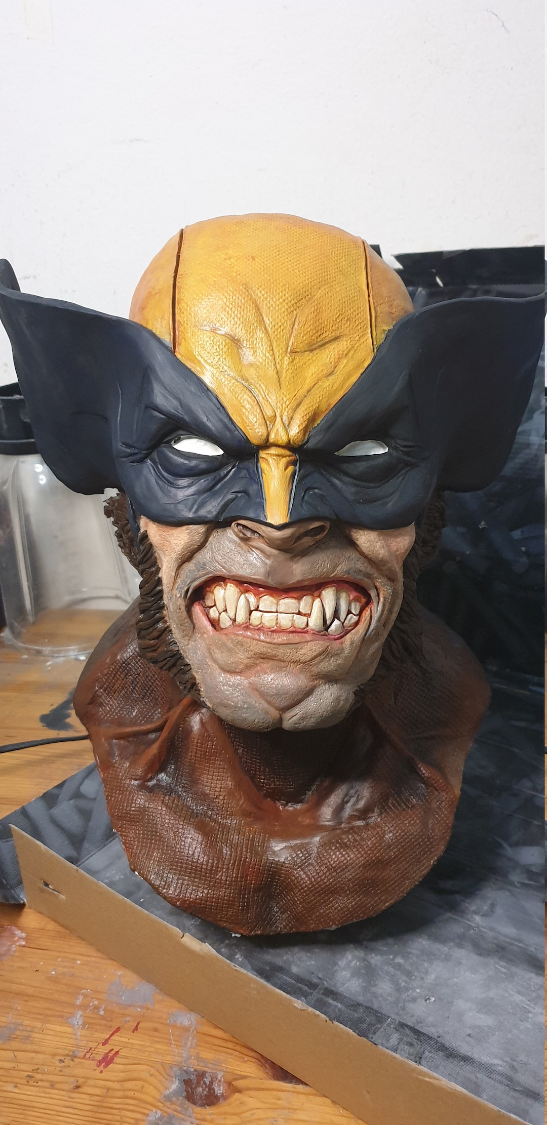 Wolverine Bust - Etsy
