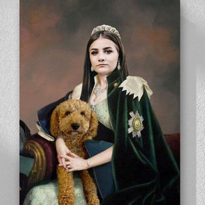 Pet Portrait | Dog Portrait | Custom Pet Portrait | Renaissance Pet Portrait | Cat Portrait Custom Painting