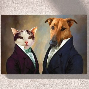 Pet Portrait | Dog Portrait | Custom Pet Portrait | Renaissance Pet Portrait | Cat Portrait Custom Painting