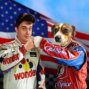 Talladega Nights Portrait | Funny Portrait  | Family Gift Ideas | Personalised Mom Gift | Gifts For Her